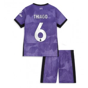 Liverpool Thiago Alcantara #6 Replica Third Stadium Kit for Kids 2023-24 Short Sleeve (+ pants)